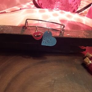 Feeling Epic tvd+ inspired Bangle Bracelet 2 charms gold vampire originals